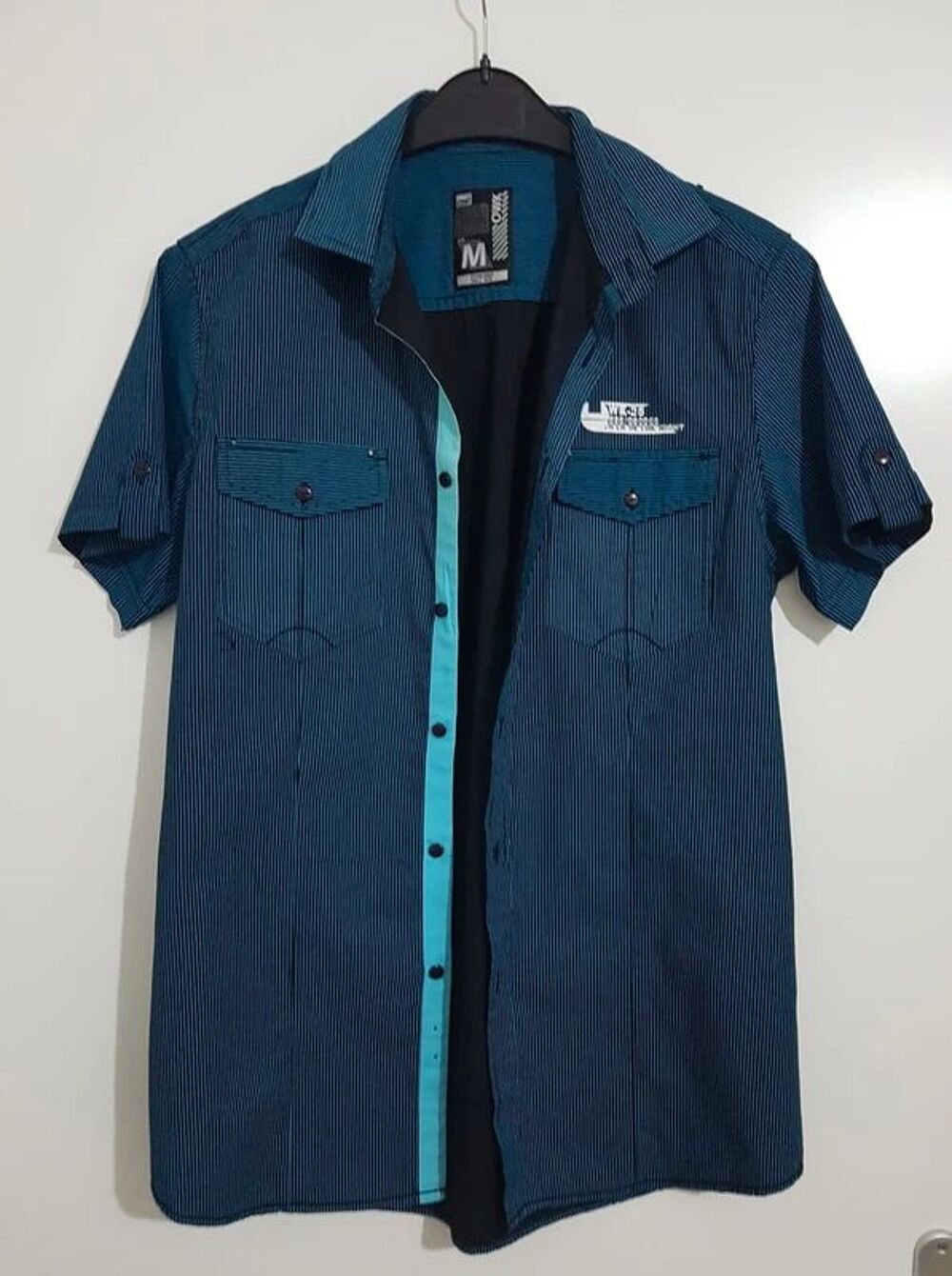 Chemise homme neuve 100% coton OWK taille M Vêtements