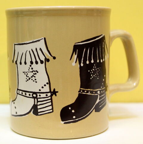 Tasse mug vintage 60 - 70 STAFFORDSHIRE POTTERIES ENGLAND 20 Issy-les-Moulineaux (92)