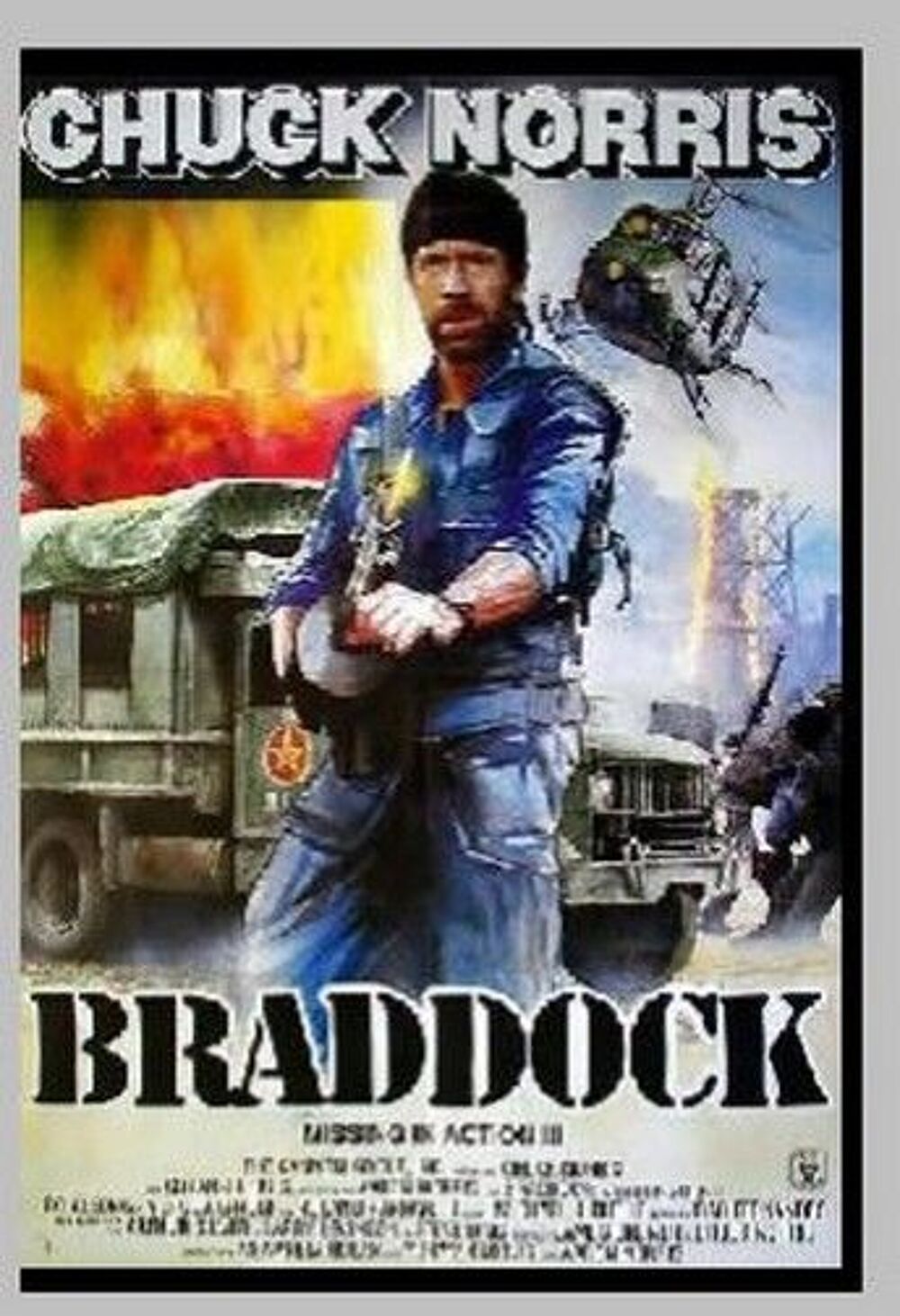 PORTES DISPARUS 2 et 3 BRADDOCK (chuck norris) DVD et blu-ray