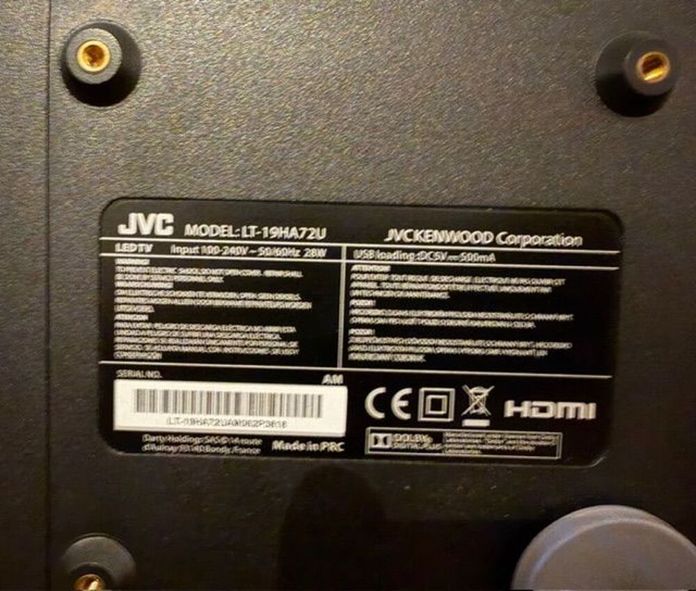 TV JVC Photos/Video/TV