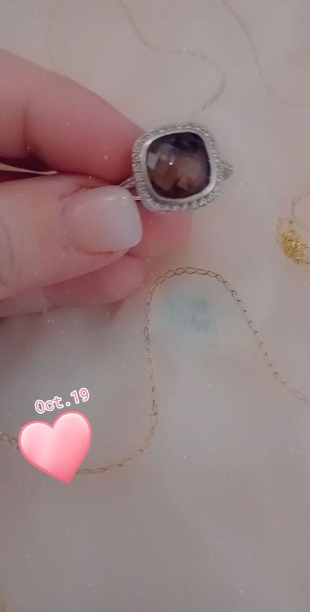 lot de deux bagues Bijoux et montres