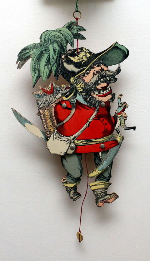 L'Ogre Prussien pantin bois image Epinal 1870 400 Issy-les-Moulineaux (92)