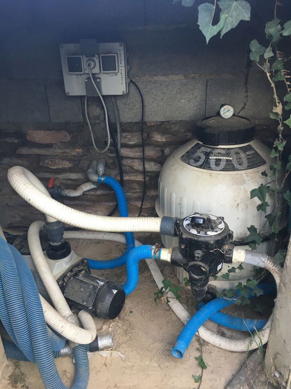 Ensemble de filtration piscine Jardin