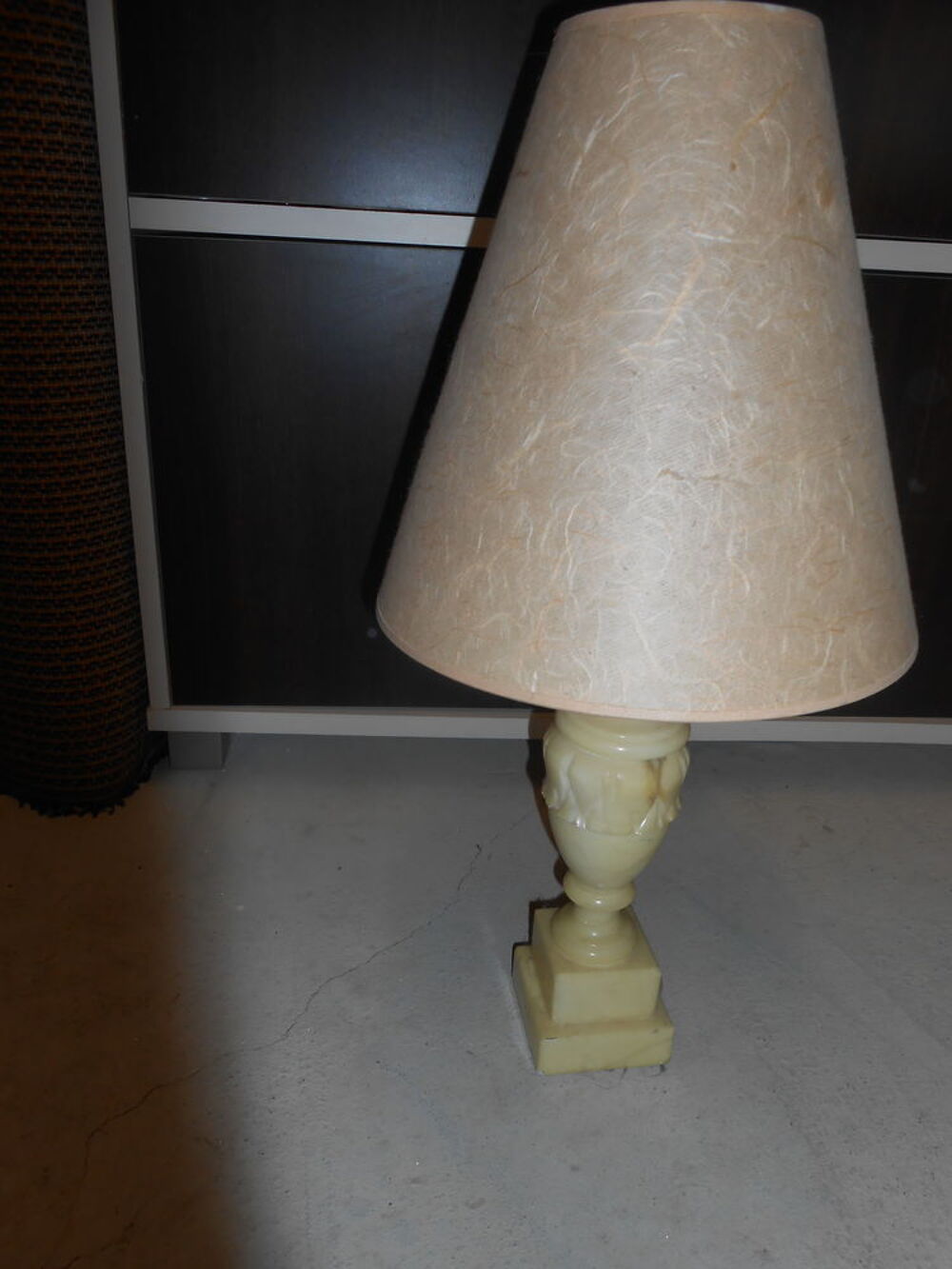 lampe avec pied en marbre Décoration