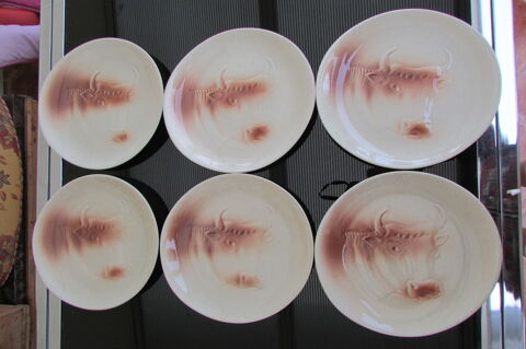 Lot de 6 assiettes Saint Amand , tte de vache 60 Castres (81)