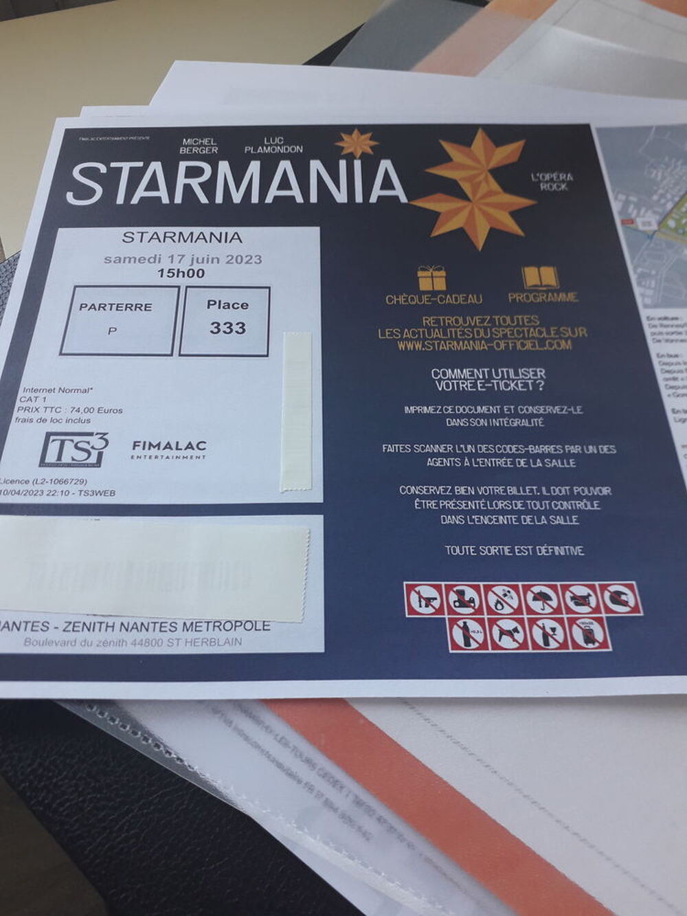 Billet(s) de concert Starmania Billetterie