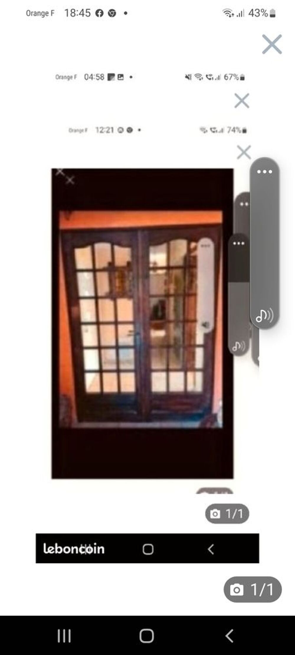 Portes style gouttes d eau Meubles