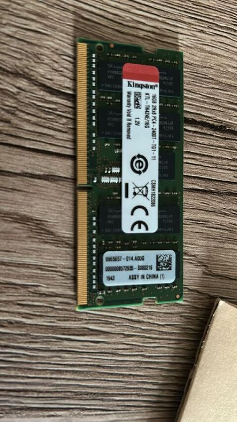 32Gb (2X16) Barrettes de RAM DDR4 SODIMM 40 Lyon 2 (69)