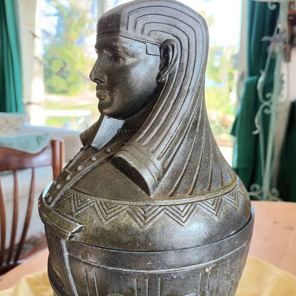 vase canope egypte pharaon momie d&eacute;co salon egyptien rome Décoration
