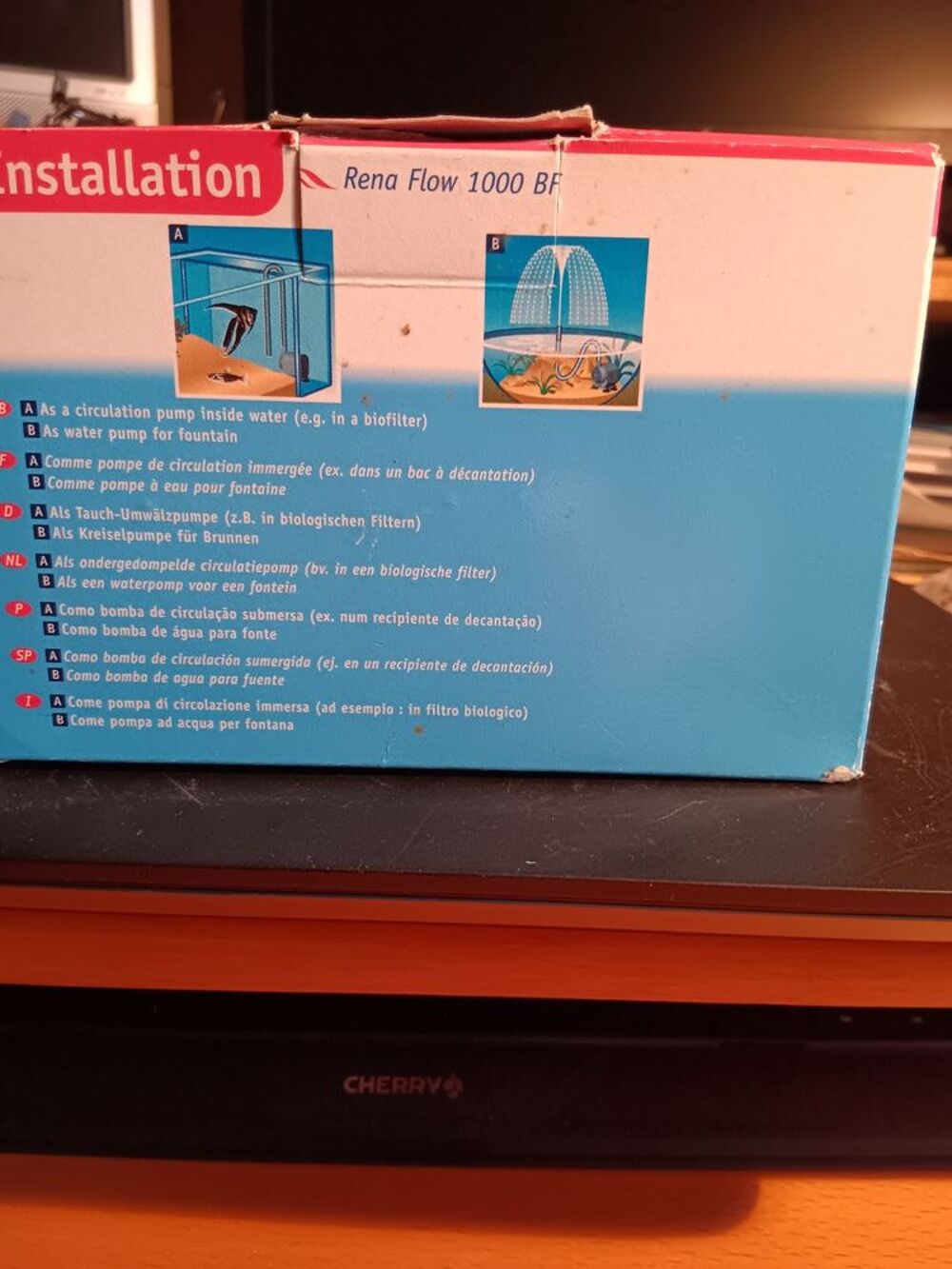 POMPE A EAU RENA POUR AQUARIUM OU FONTAINE OU BASSIN
NEUF Jardin