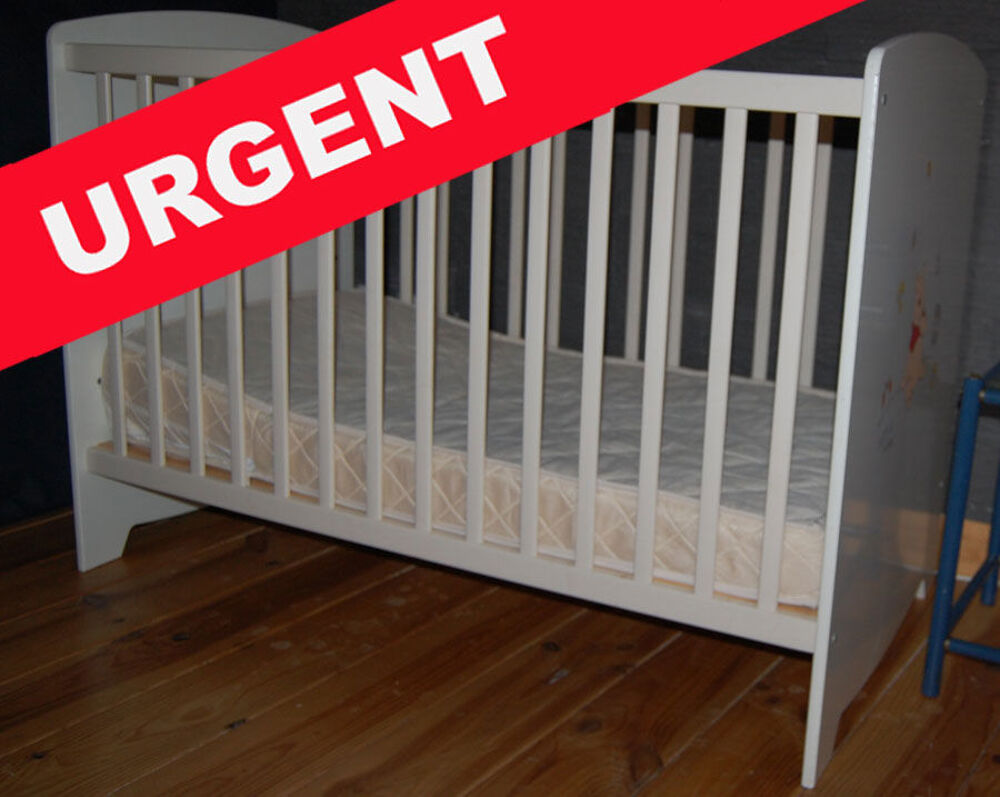 Lit b&eacute;b&eacute; Sauthon et son matelas Mobilier enfants
