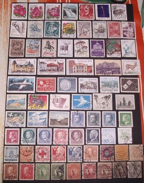 Lot de 134 timbres diffrents et oblitrs de Sude.
4 Aillevillers-et-Lyaumont (70)