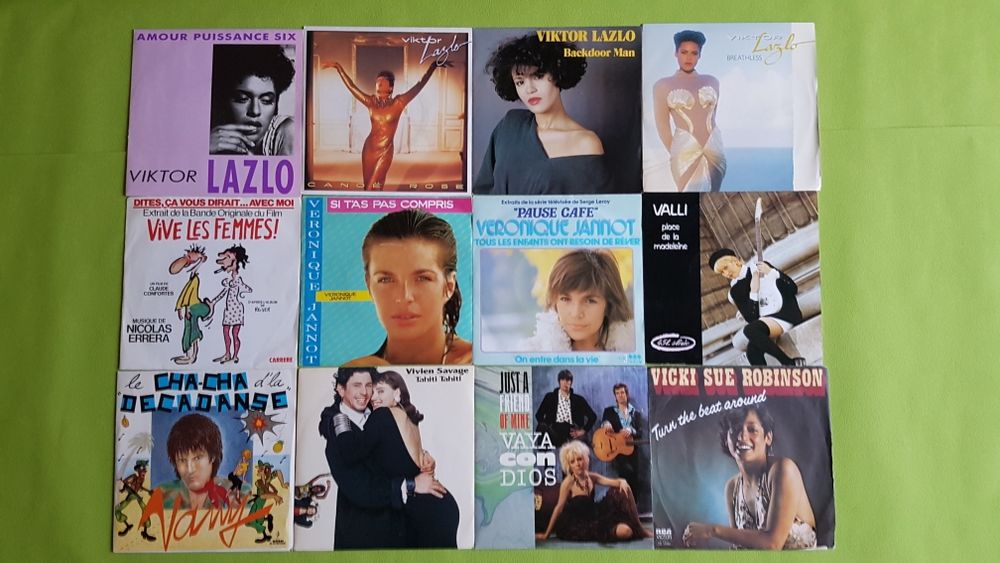 LES 45T PHOTO 2 CD et vinyles