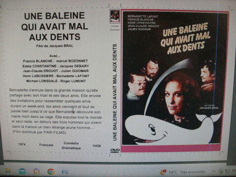 Rare film :    Une baleine qui avait mal aux dents    40 Saint-M�dard-en-Jalles (33)