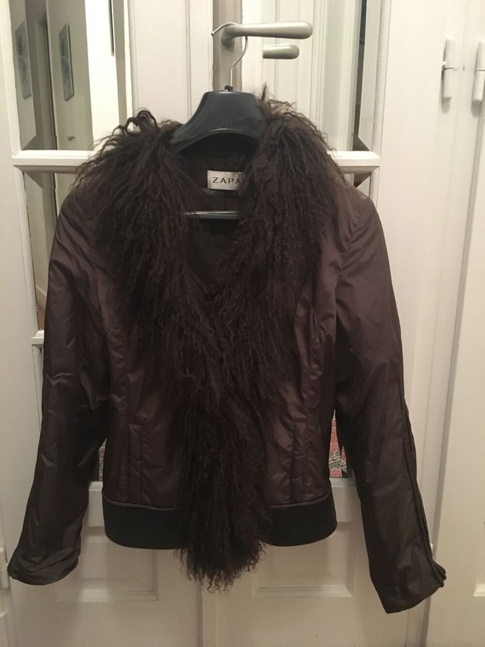 Veste marron Zapa Vêtements