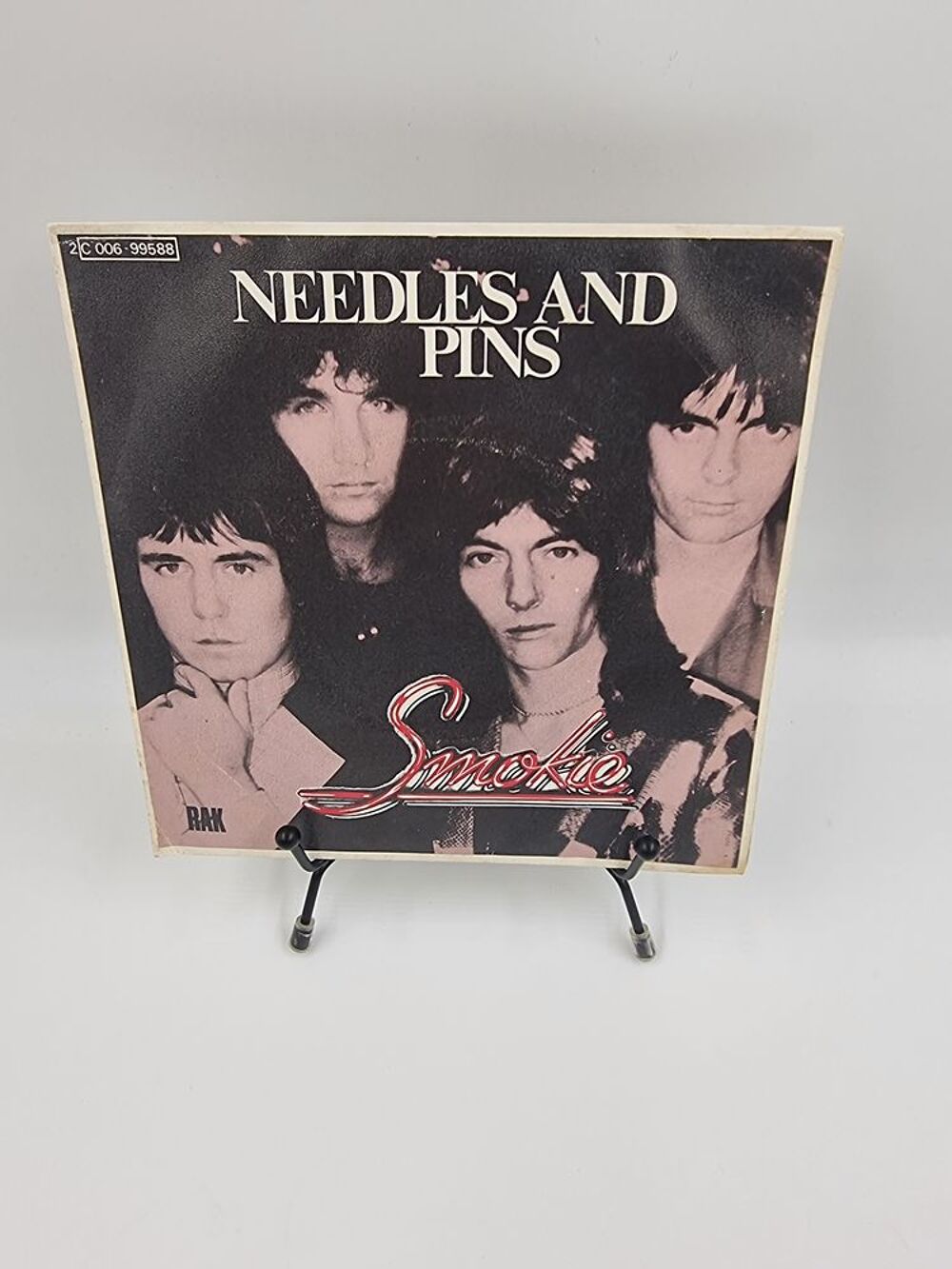 Vinyle 45 tours Smokie : Needles and Pins avec fourreau CD et vinyles