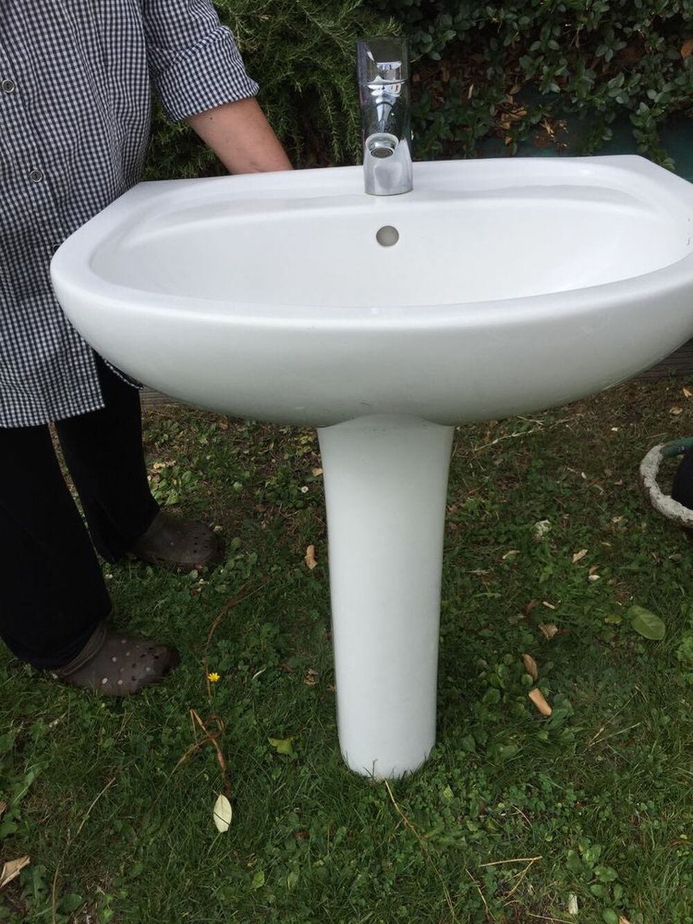 Lavabo sur colonne Bricolage