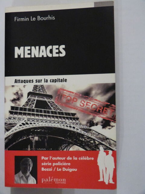 MENACES  roman policier  PALEMON 5 Brest (29)