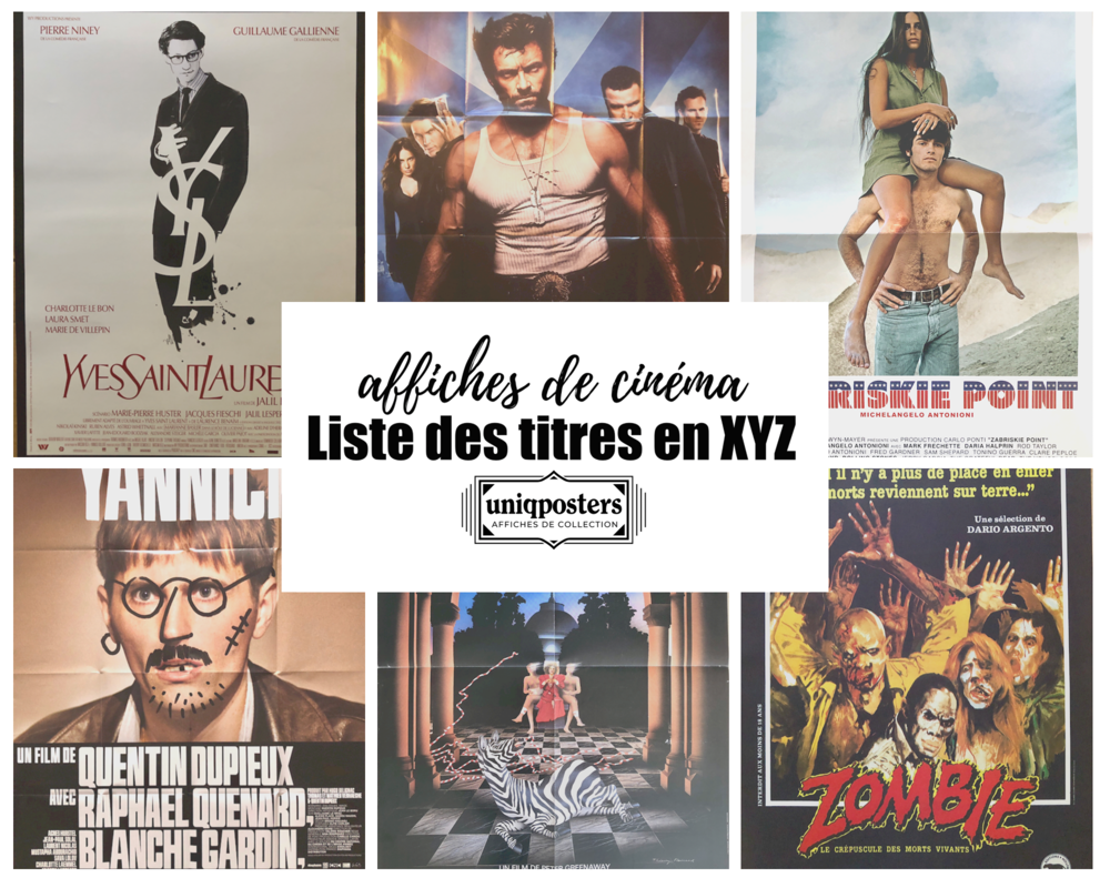 Affiches originales de cin&eacute;ma : Films en X 