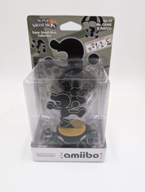 Figurine amiibo Super Smash Bros. No. 45 Mr. Game & Watch 25 Vulbens (74)