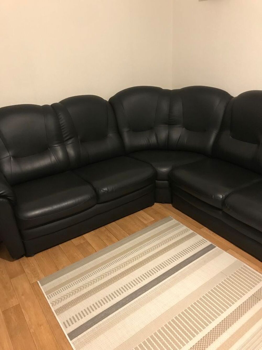 Canap&eacute; d'angle 5 places D�coration