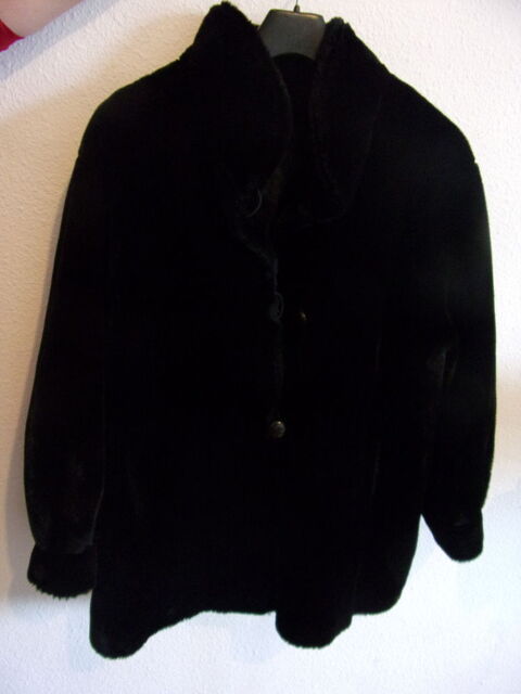 veste noire pour  soire habille fausse fourrure superbe 30 Saint-Hilaire (11)