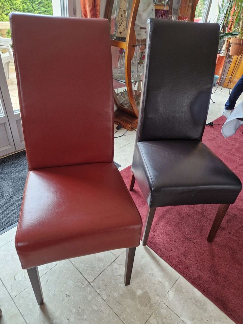 8 chaises de salle &agrave; manger Meubles