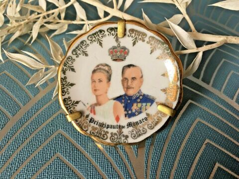 MINI ASSIETTE PRINCIPAUTÉ de MONACO SAS RAINIER et GRACE 6 Blaye (33)