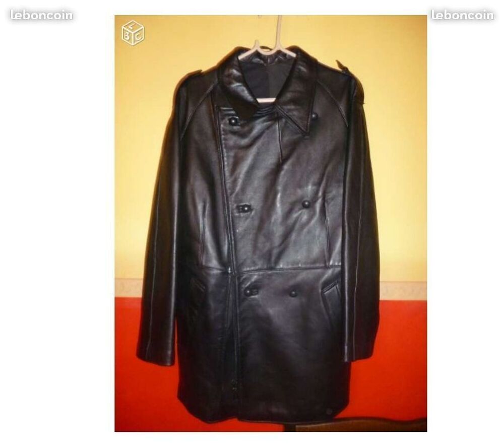 Veste 3/4 en cuir Vêtements