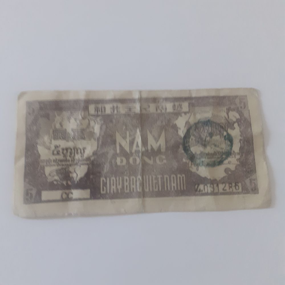 Billet 5 dong Vietnam 1947 1948
