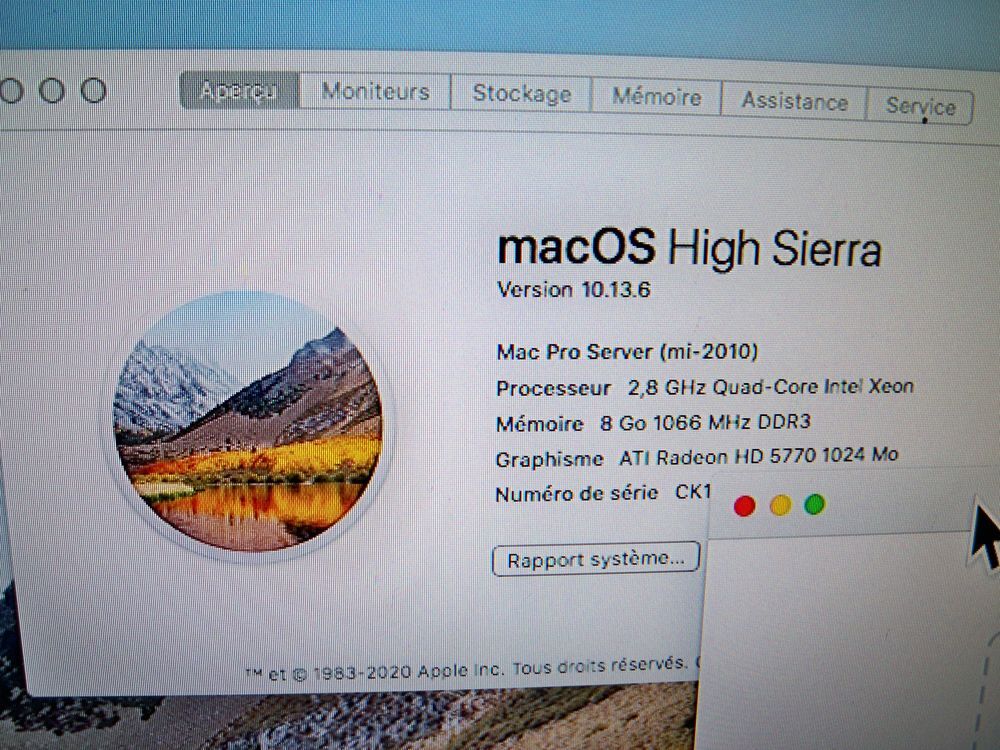 Ordinateur Apple Mac Pro 5.1 mi-2010 V&eacute;ritable (4/8 c?urs) Matriel informatique