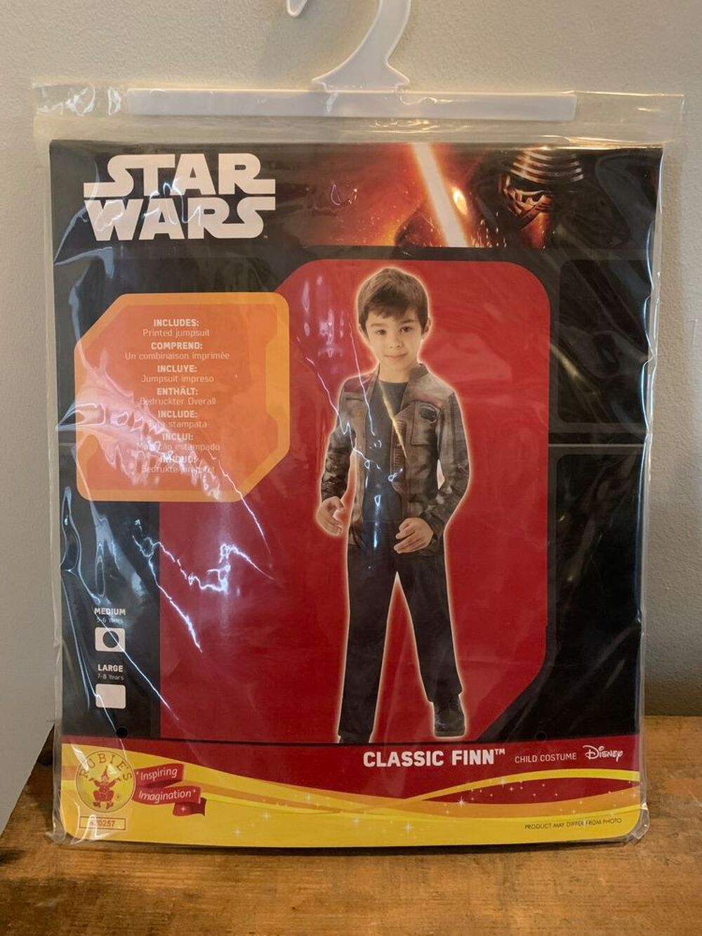 Costume D&eacute;guisement Star Wars - Classic Finn - 5/6 Ans Neuf Jeux / jouets