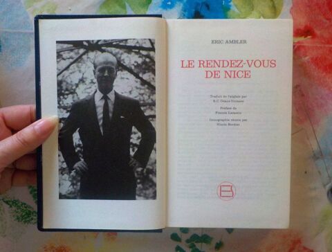 LE RENDEZ-VOUS DE NICE de Eric AMBLER Classiques Espionnage Bubry (56)