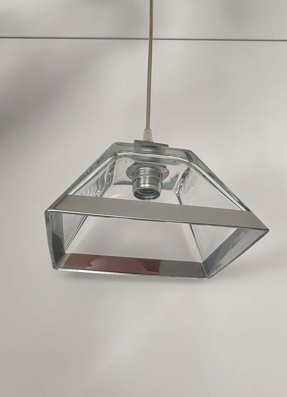 2 suspensions en verre de chez Kandella Décoration