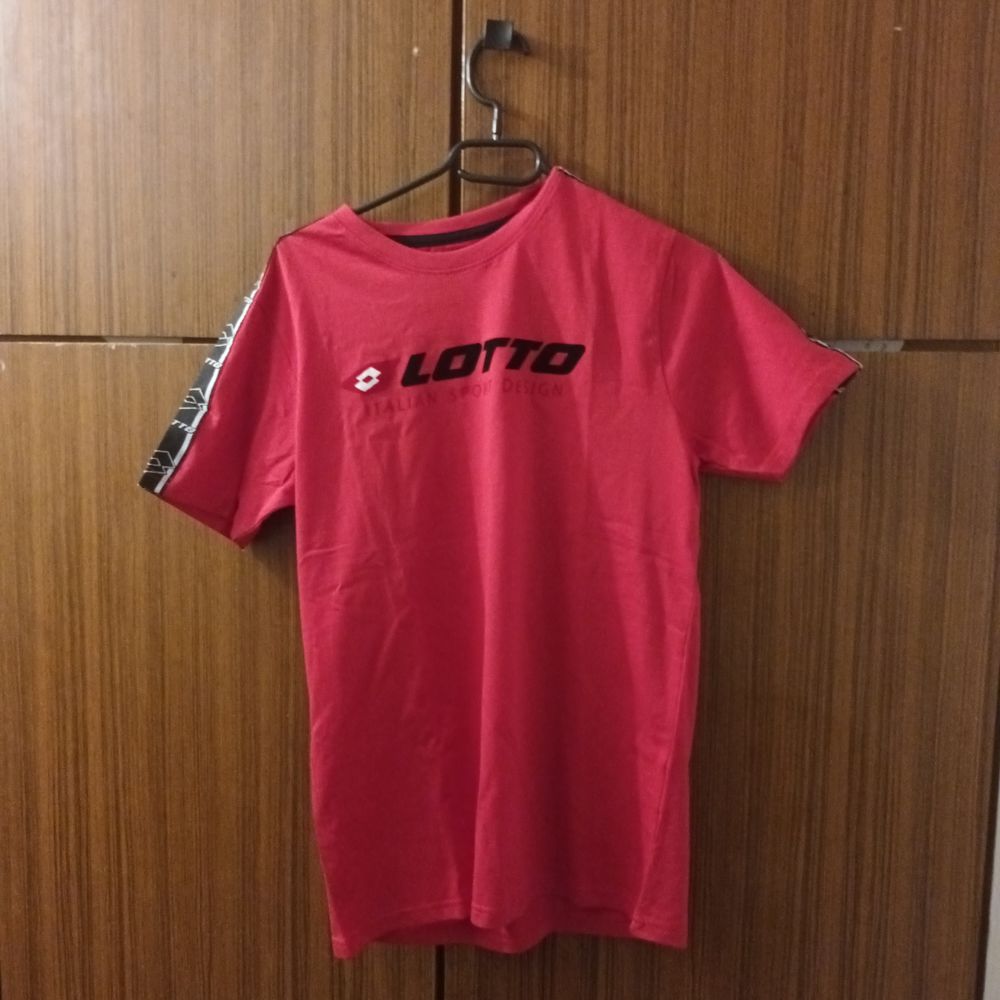 t-shirt lotto homme rouge taille s Vtements