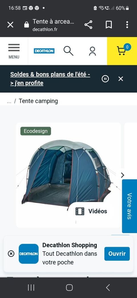Matriel decamping 250 Vair (85)
