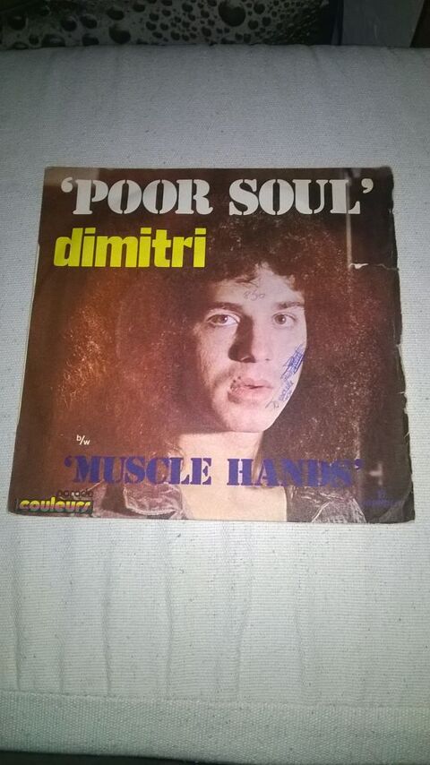 Vinyle 45 T  Dimitri Tambossis 
Poor Soul 
1972
Bon etat
5 Talange (57)