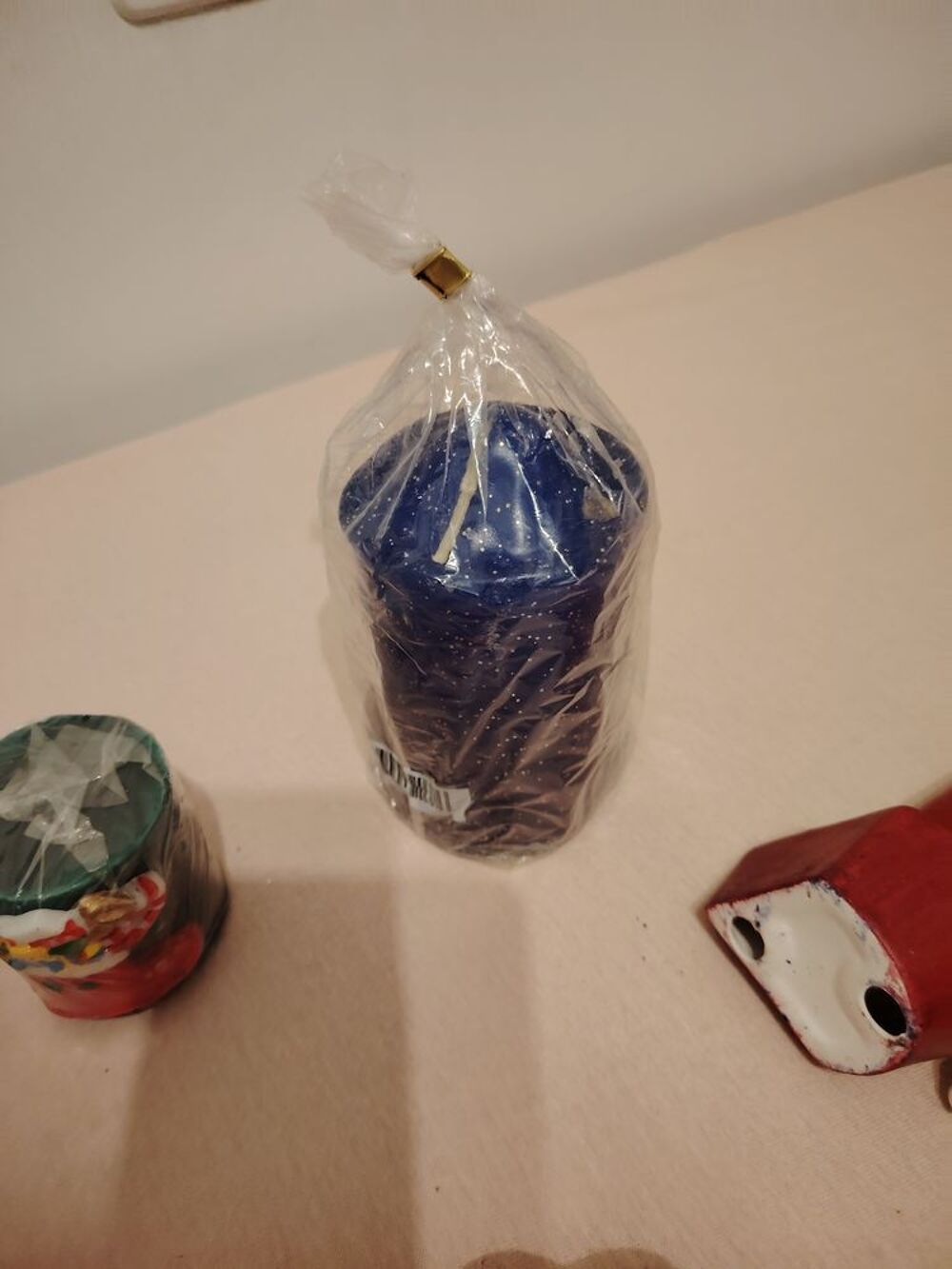 LOT DE BOUGIES POUR NO&Euml;L Décoration