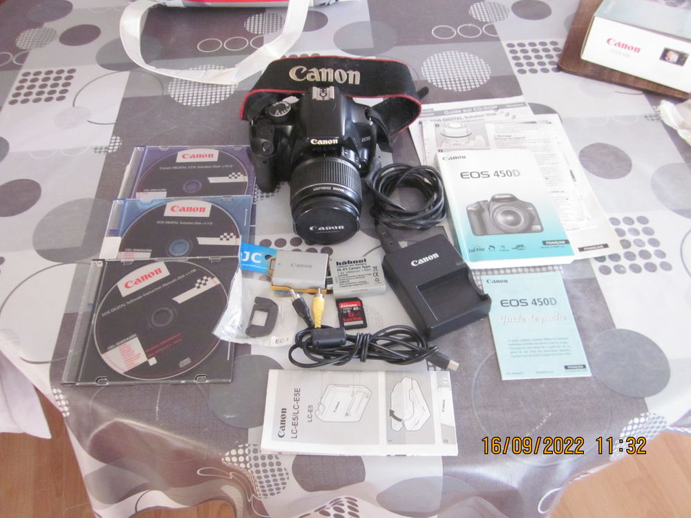 Appareil photo Canon EOS 450D Photos/Video/TV