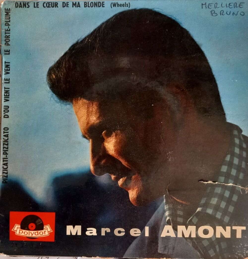 MARCEL AMONT / 10 X DISQUES VYNIL 45 TOURS CD et vinyles