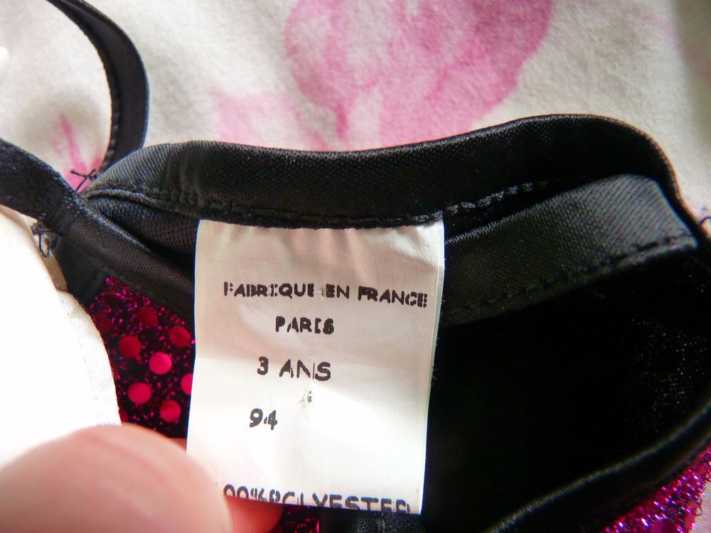 Top dos nu debardeur fille rose fuschia In extenso 3 ans pai Vêtements enfants