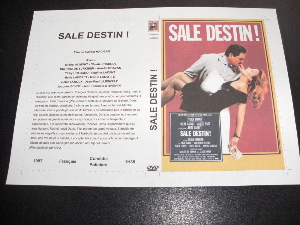 Film : " Sale destin " DVD et blu-ray