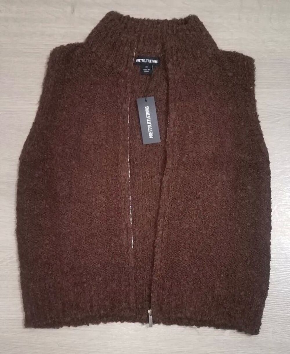 Gilet peluche femme neuf PrettyLittleThing taille XS Vêtements