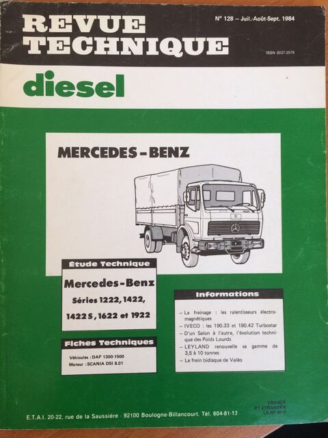 Revues techniques diesel  10 Laon (02)