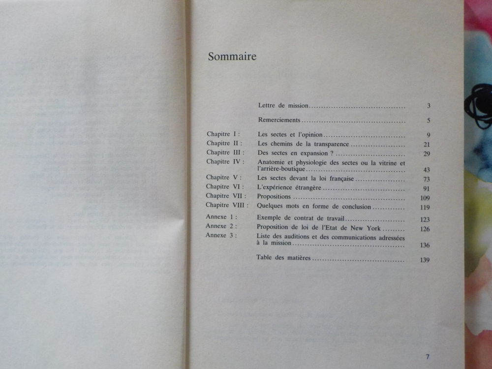 LES SECTES EN FRANCE par Alain VIVIEN Ed. La documentation f Livres et BD