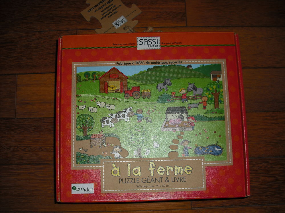 Valisette puzzle "A la ferme" (&agrave; partir de 3 ans) Neuve Jeux / jouets