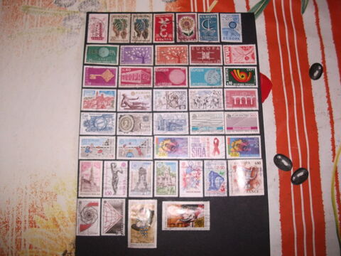 Lot de 42 Timbres diff�rents et oblit�r�s de France EUROPA
4 Aillevillers-et-Lyaumont (70)