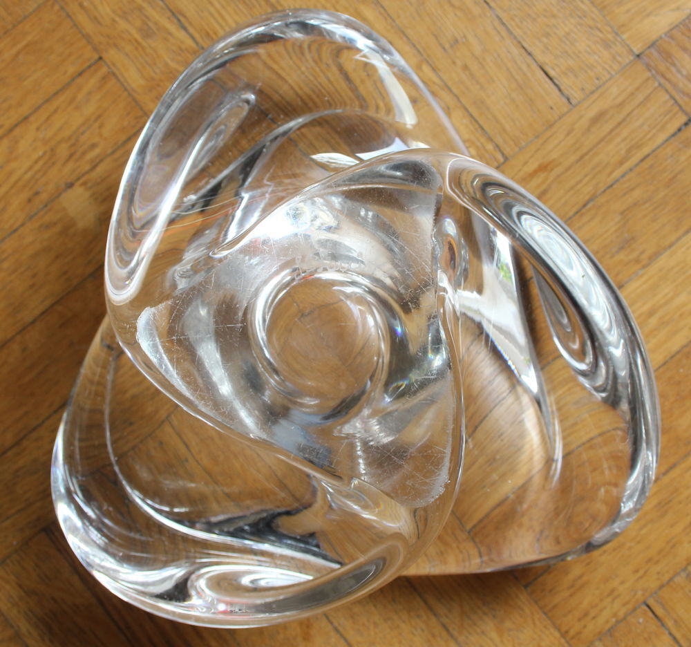Vide poche cendrier cristal ST LOUIS Décoration