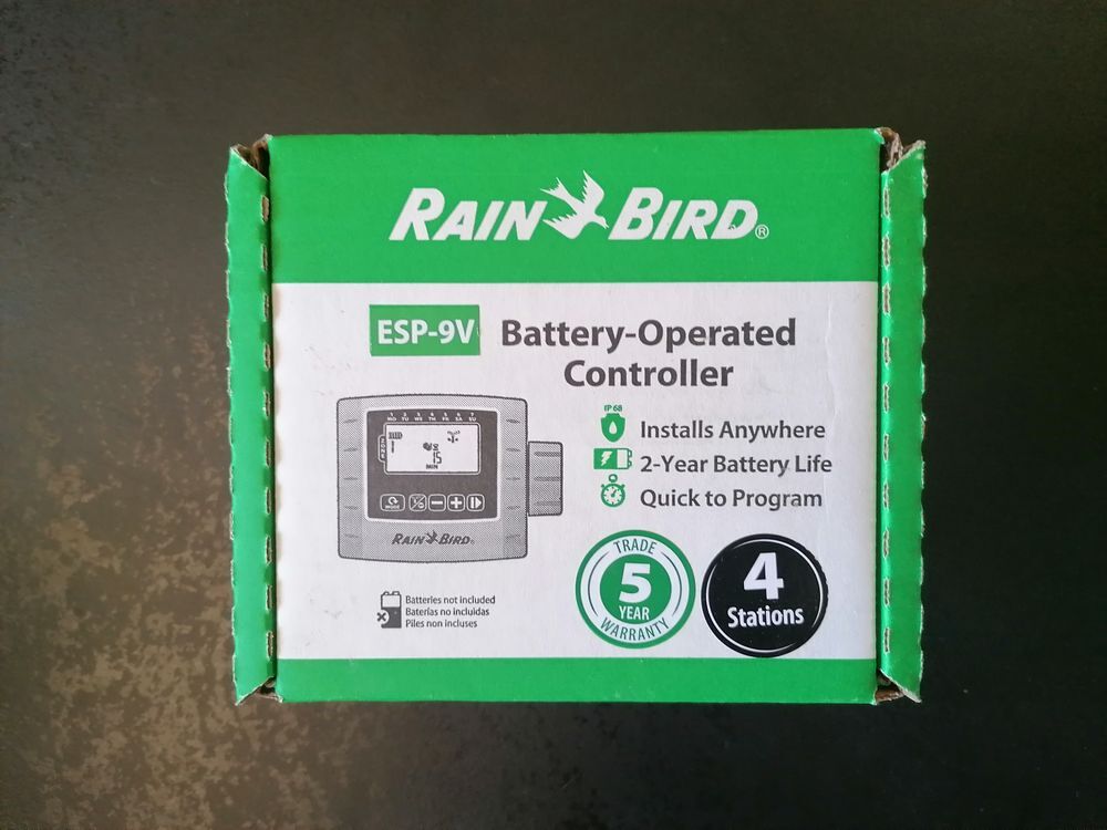 Programmateur ESP-9V 4 stations Rain Bird. Jardin