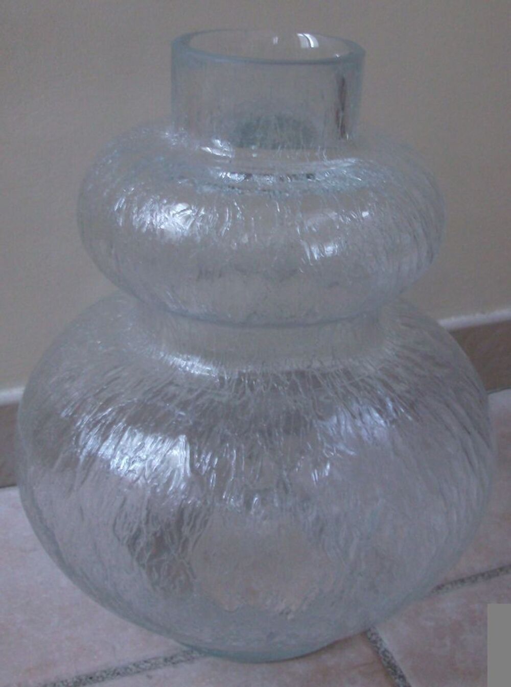 grand vase effet craquel&eacute; Décoration